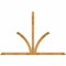 Ekena Millwork Richland Rough Sawn Timber Gable Bracket, Western Red Cedar, 108"W x 72"H x 2"D x 4"F, 16/12 Pitch GBW108X72X0204RIC00RWR - alternate 1